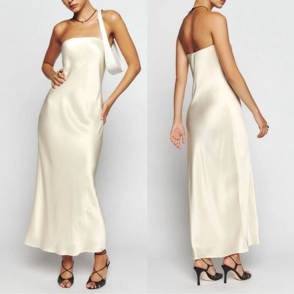 Reformation Dresses & Skirts - Reformation Joana Silk Dress in Fior Di Latte
